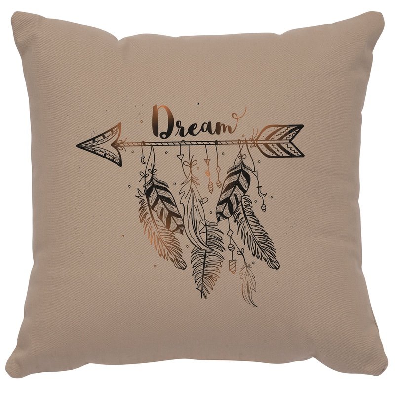 "Dream" Image Pillow - Cotton Alabaster