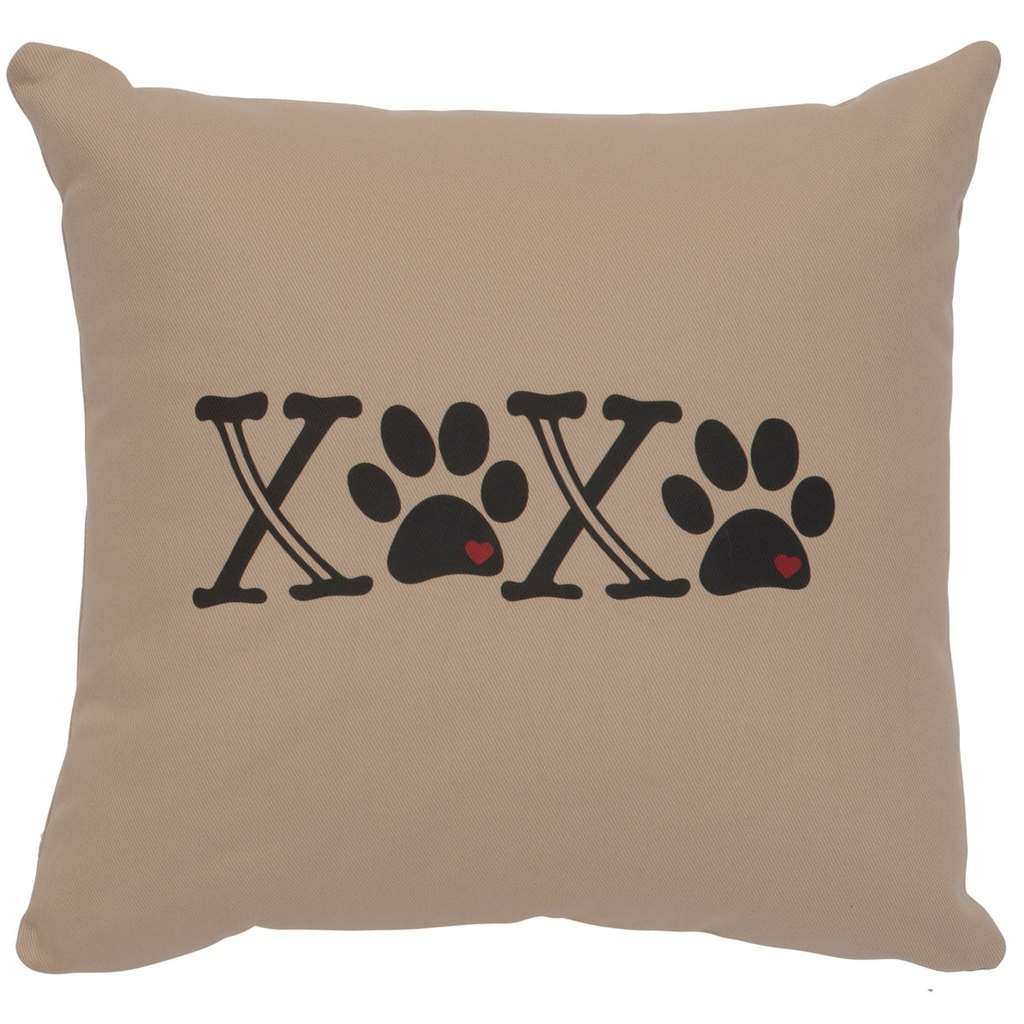 "XOXO" Image Pillow - Cotton Alabaster by Wooded River