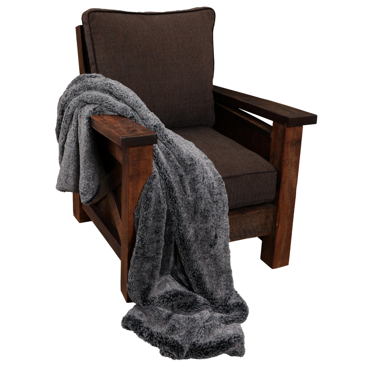 Grey Bunny Throw Retreat Home Furniture