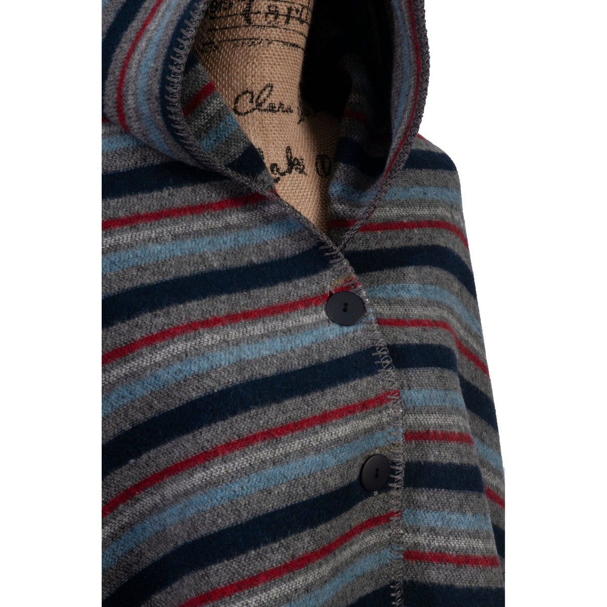 Alpine Stripe Hooded Throw