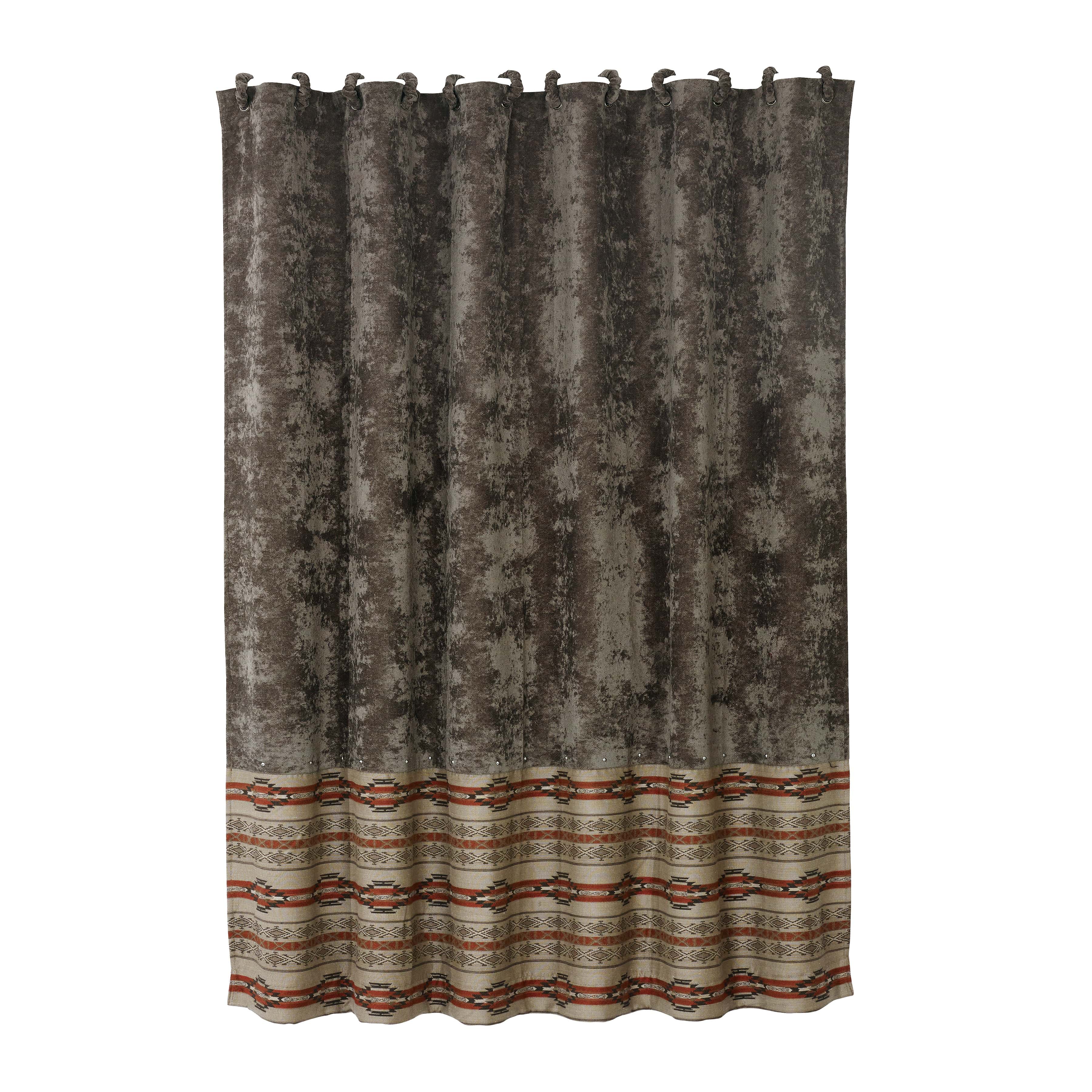 HiEnd Accents Silverado Shower Curtain - Thumbnail 2