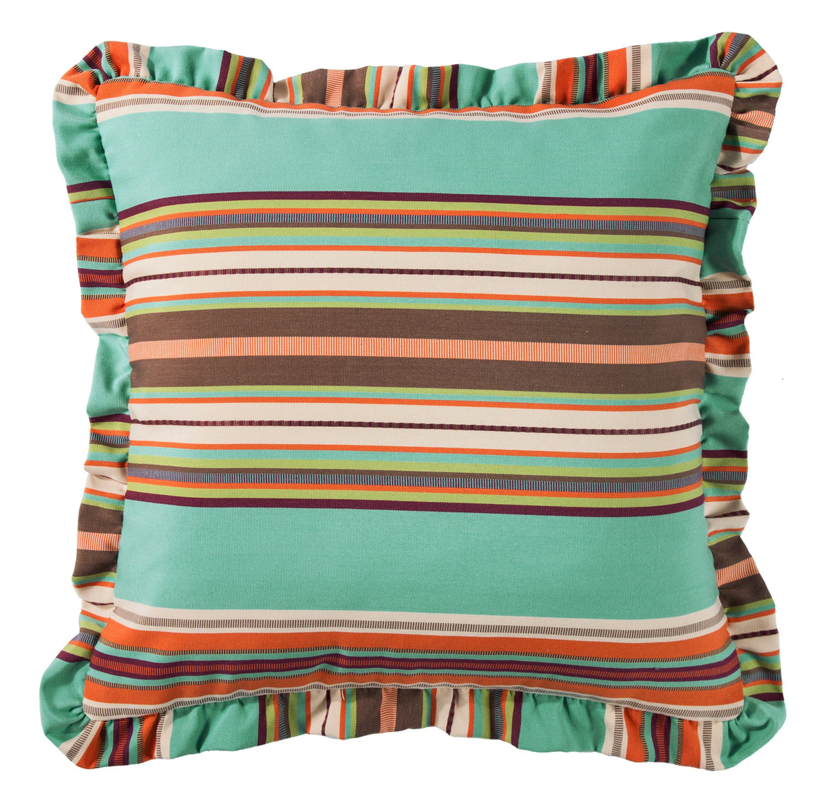 Serape Ruffle Design Euro Sham