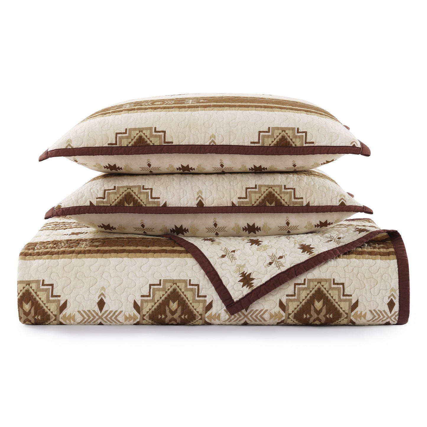 Dakota Reversible Quilt Set, 3 Pc