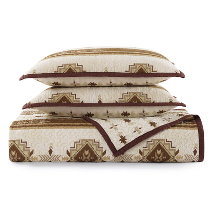 Dakota Reversible Quilt Set, 3 Pc