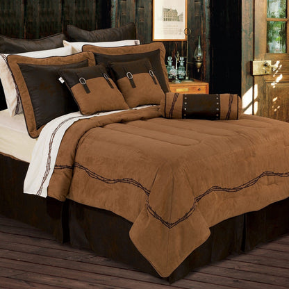 Barbwire Comforter Set, 7 Pc