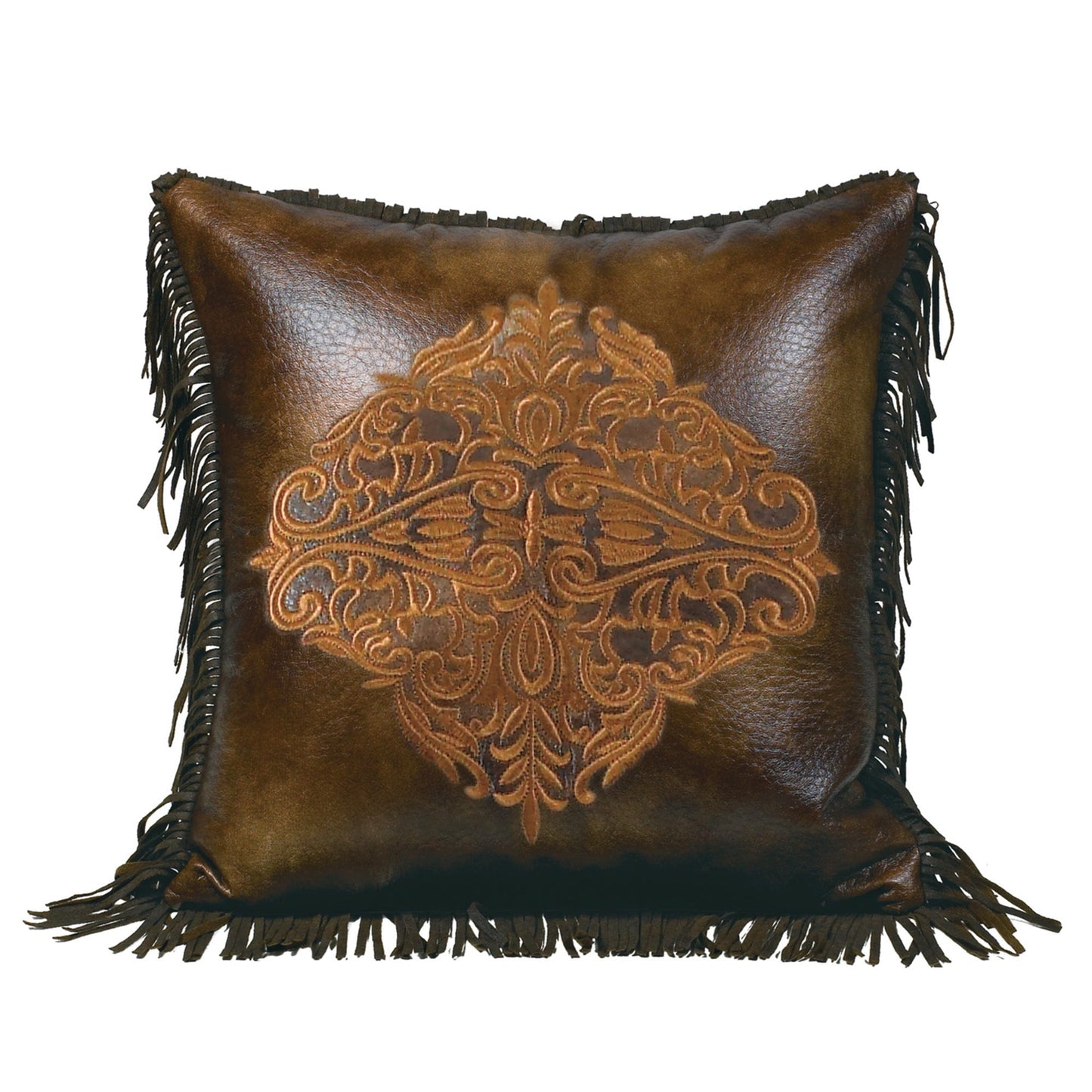 Austin Golden Medallion Throw Pillow