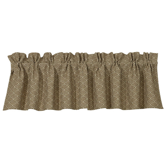 Alamosa Southwestern Tan & Taupe Valance