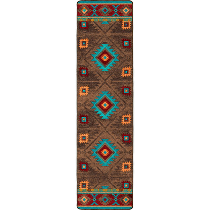 Whisky River Turquoise Rug – room setting