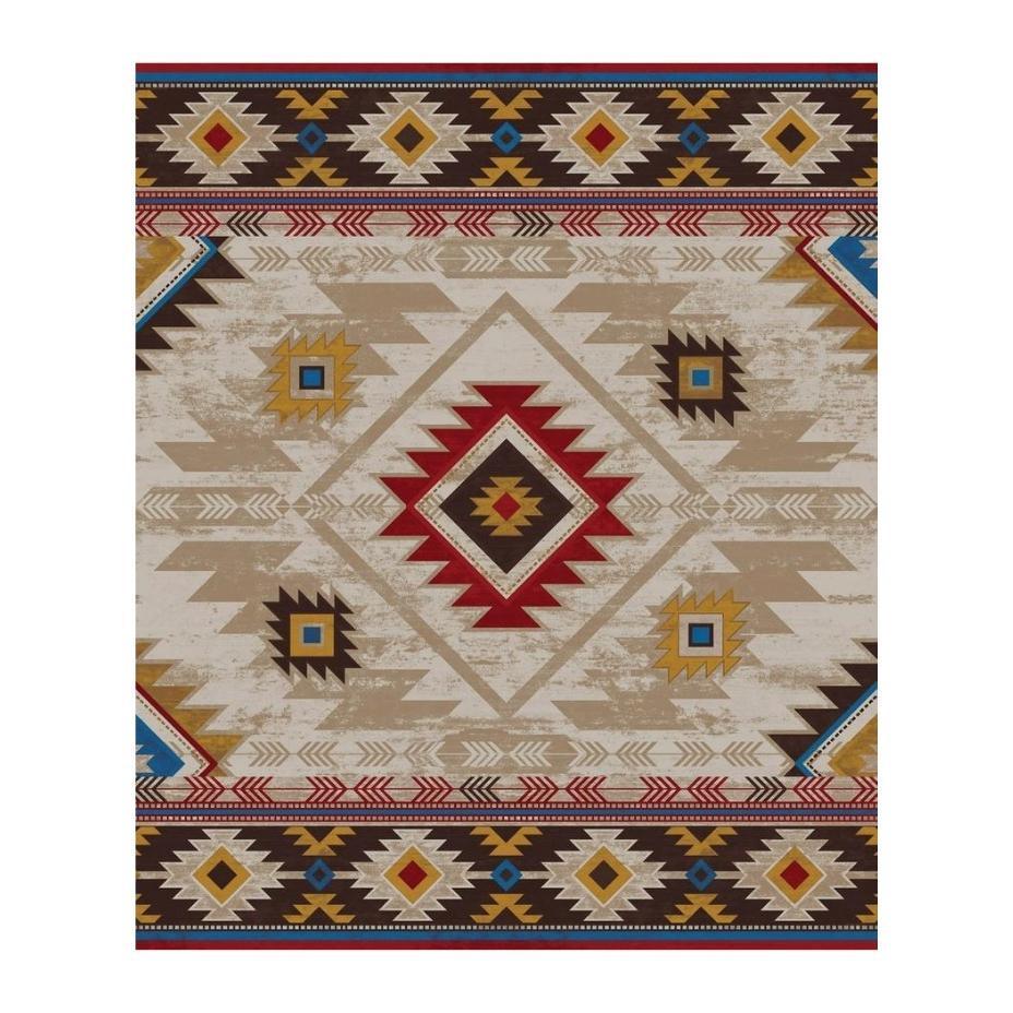 Whisky On The River Rug – Natural – cabin lodge area rug