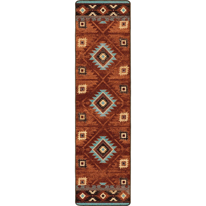 Whisky River Rug – Rust – lifestyle