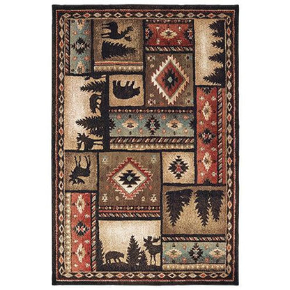 Woodlands 1041c Rug – cabin lodge area rug