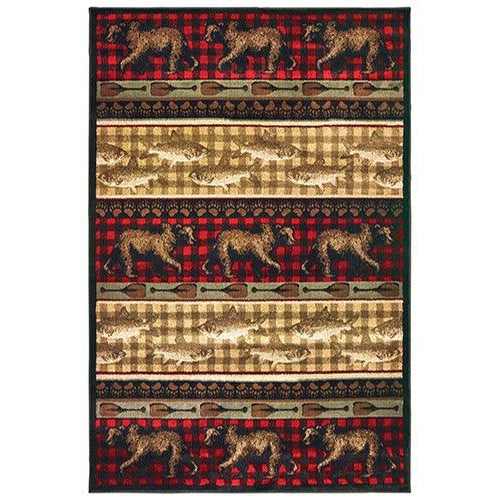 Woodlands 9594b Rug – cabin lodge area rug