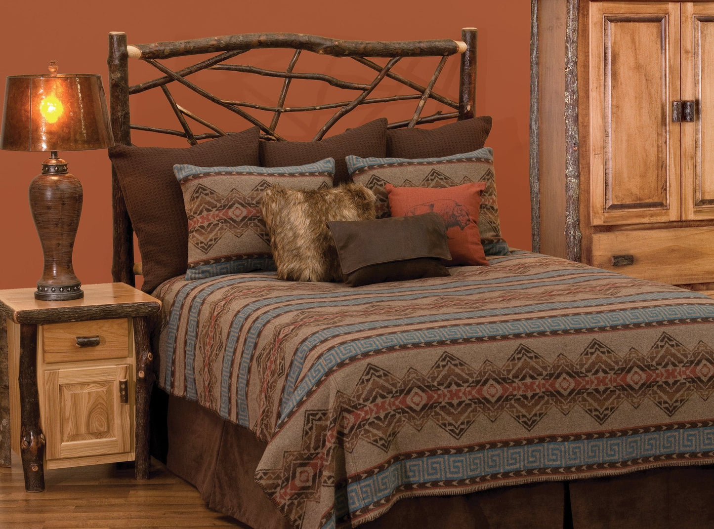 Bison Ridge Bed Skirt by Wooded River