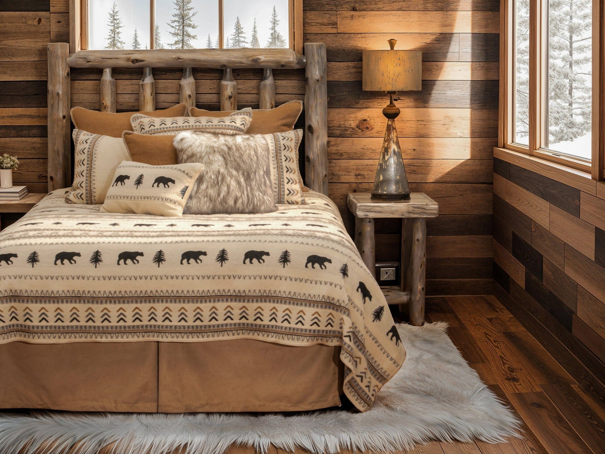 Boulder Pillow Sham by Wooded River