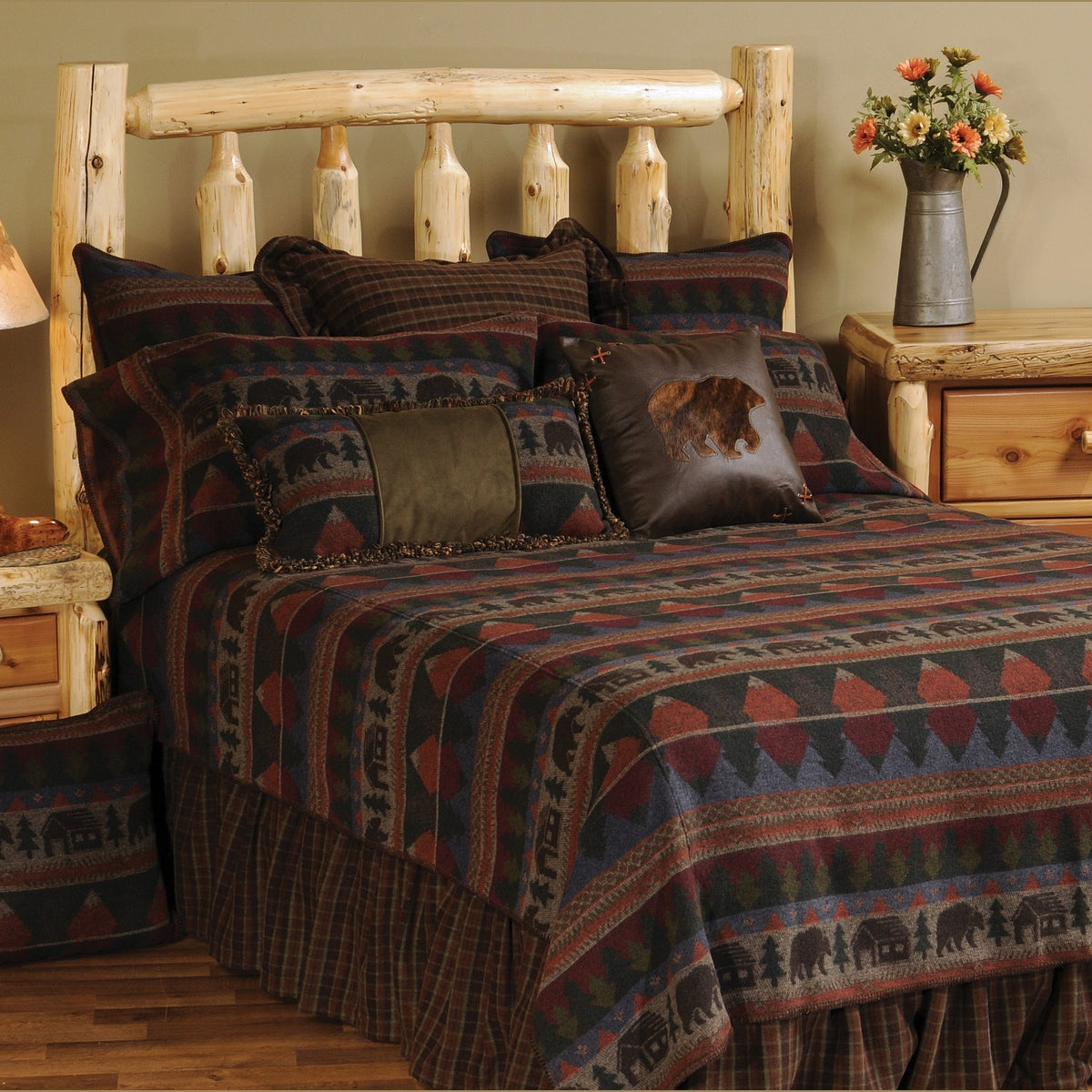 Cabin Bear Euro Sham (Alt)