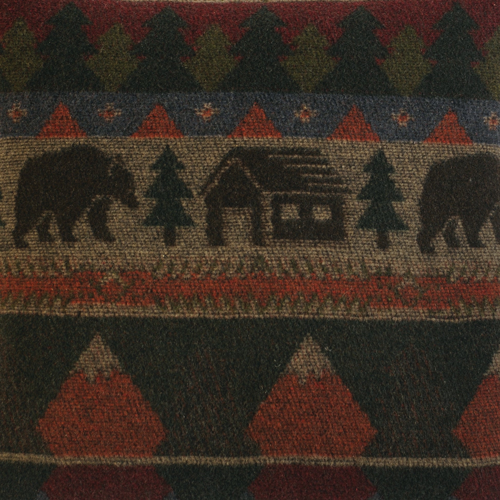 Cabin Bear - Wooded River Fabric by the Yard - Grade 30;Cabin Bear - Wooded River Fabric by the Yard - Grade 30 - View 2