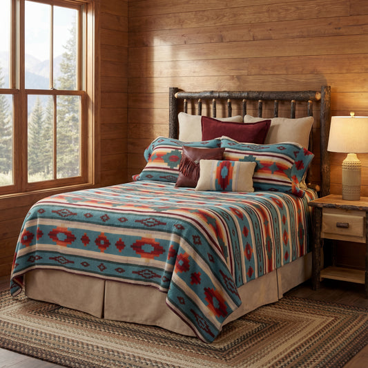 Wooded River Crystal Creek III Bedspread