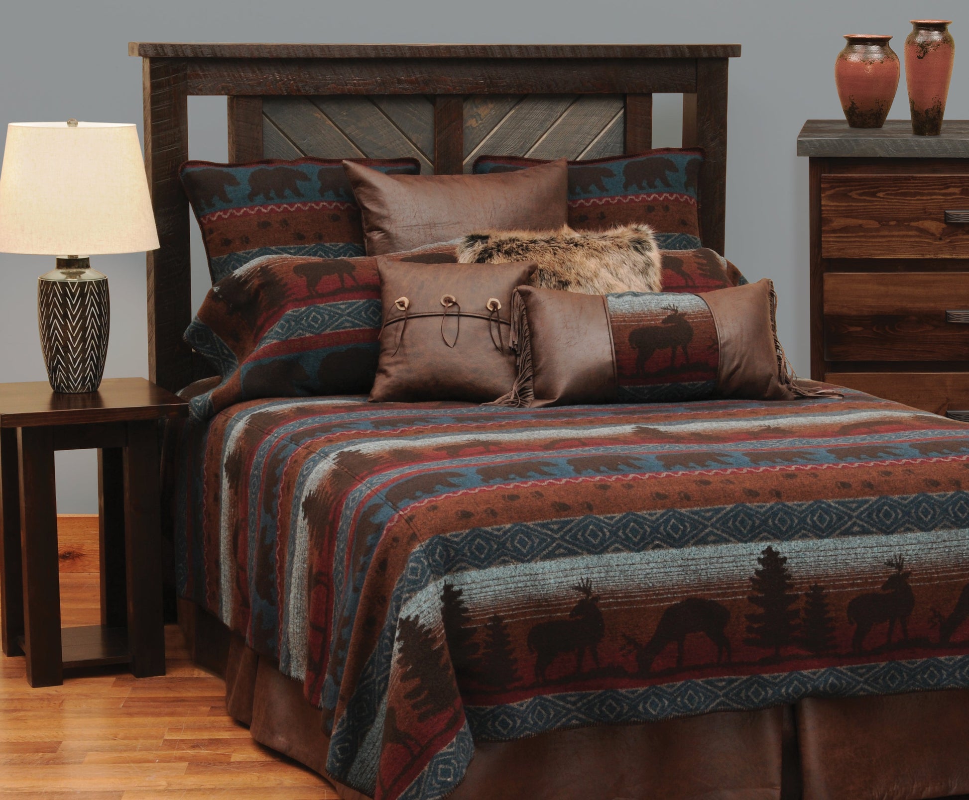 Deer Meadow Pillow Sham by Wooded River