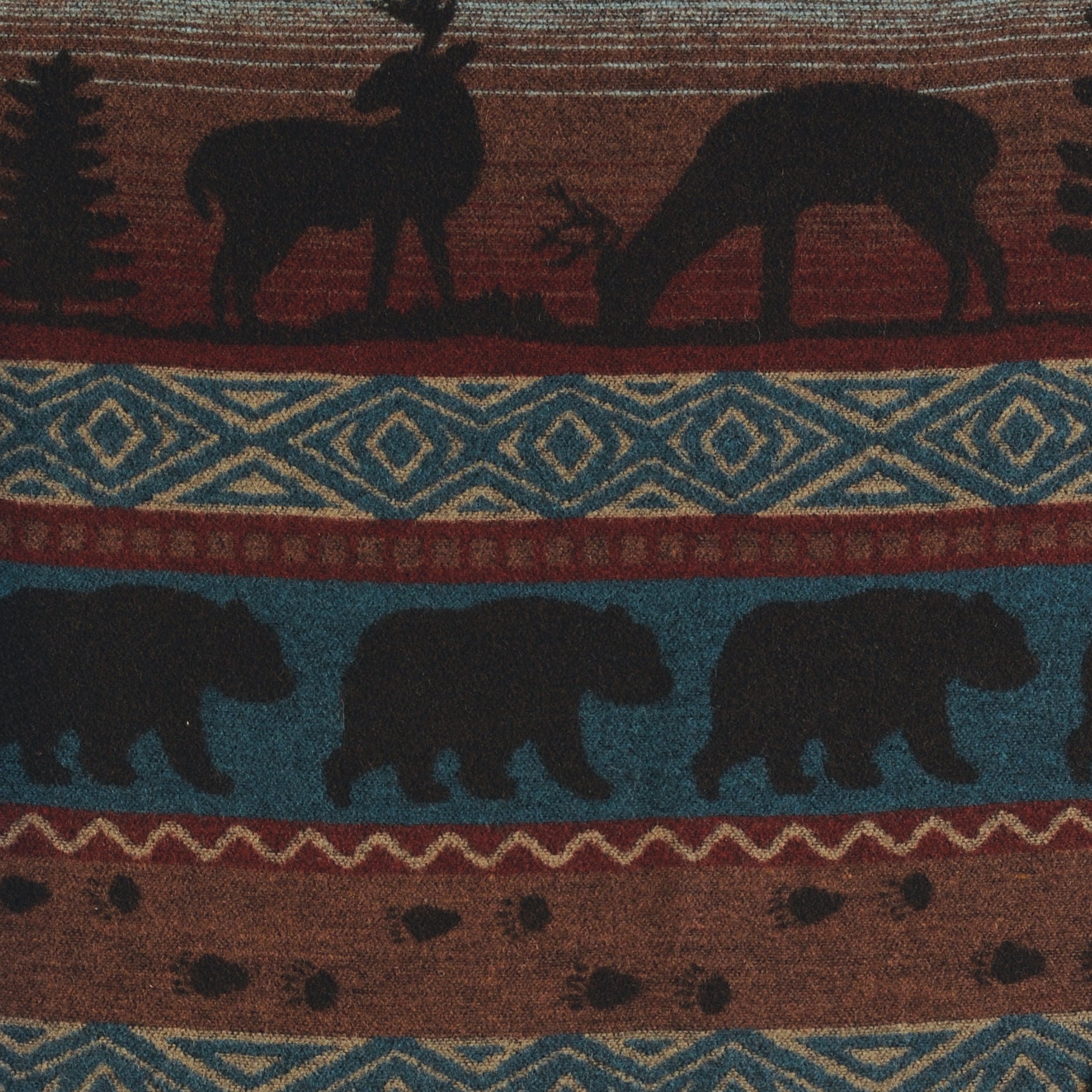 Deer Meadow - Wooded River Fabric by the Yard - Grade 30;Deer Meadow - Wooded River Fabric by the Yard - Grade 30 - View 2