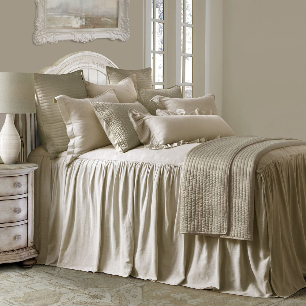 Luna Washed Linen Bedspread Set, 2 Pc