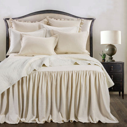 Luna Washed Linen Bedspread Set, 2 Pc