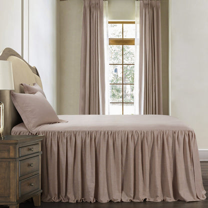 Luna Washed Linen Bedspread Set, 2 Pc