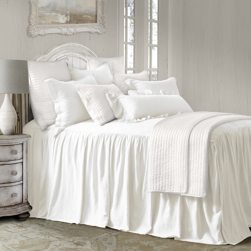 Luna Washed Linen Bedspread Set, 2 Pc