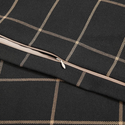 Windowpane Plaid Duvet Cabin Rugs and Furnishings