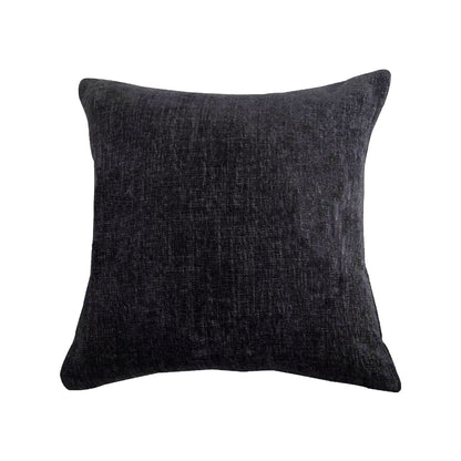 Hamilton Gray Chenille Embroidered White Antler Pillow Cabin Rugs and Furnishings