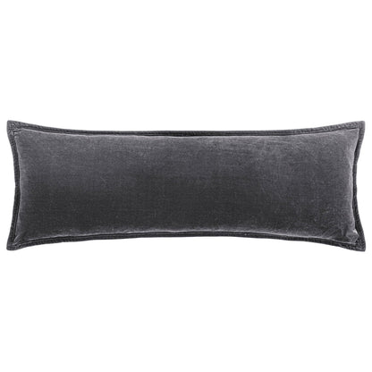 Stella Faux Silk Velvet Long Lumbar Pillow Cabin Rugs and Furnishings
