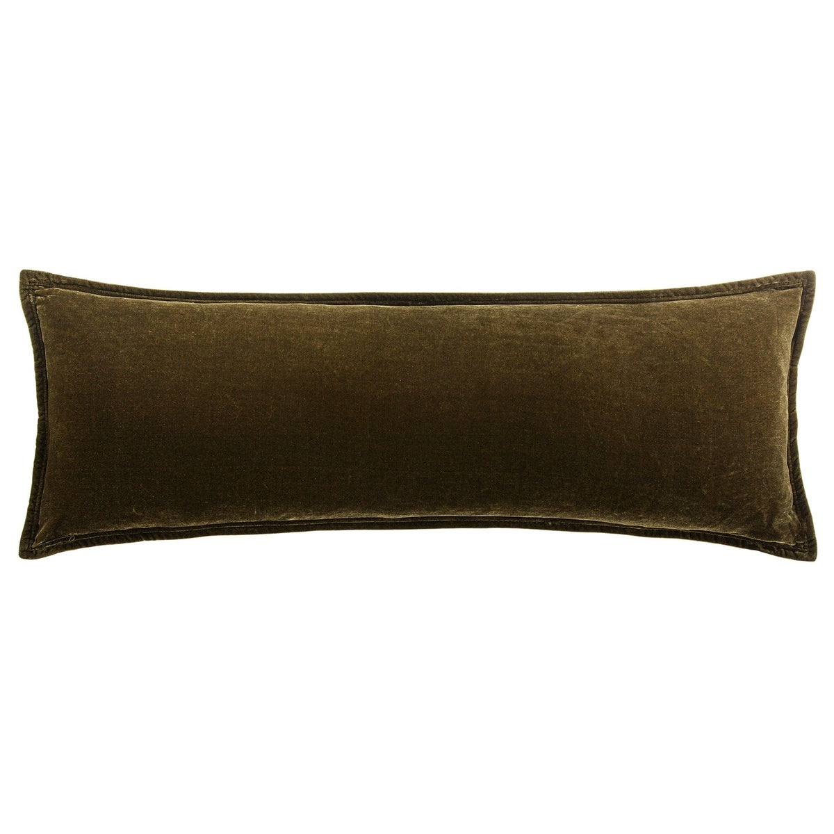 Stella Faux Silk Velvet Long Lumbar Pillow Cabin Rugs and Furnishings