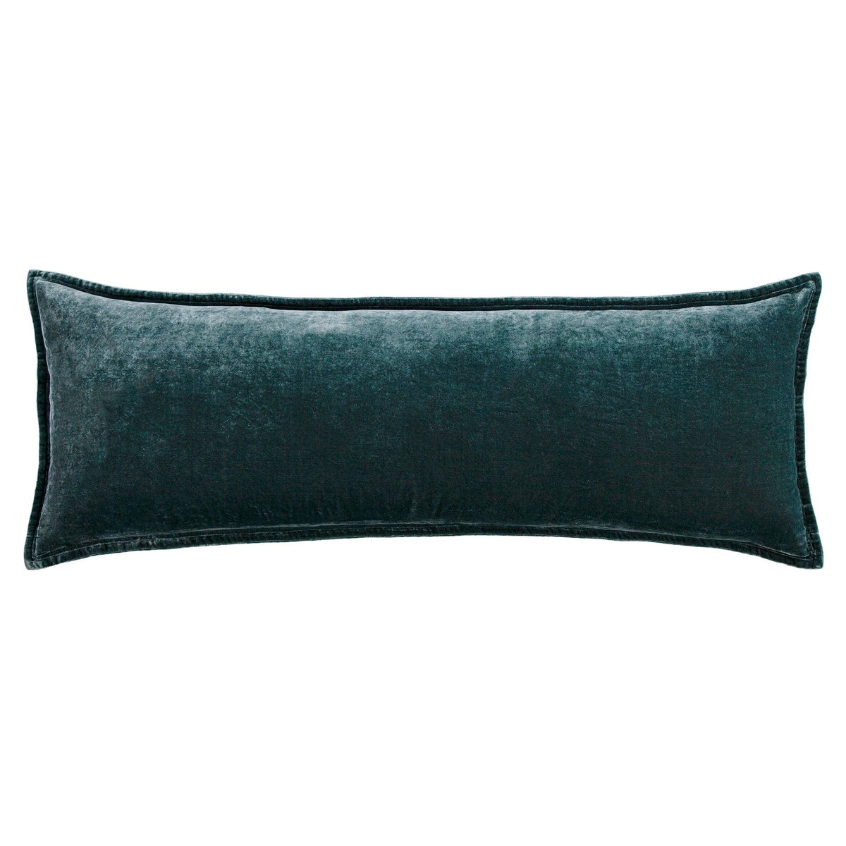 Stella Faux Silk Velvet Long Lumbar Pillow Cabin Rugs and Furnishings