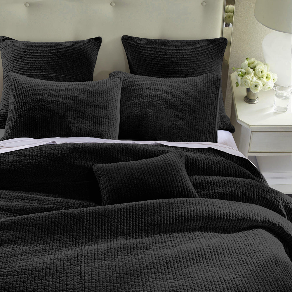 Stonewashed Cotton Velvet Quilt Cabin Rugs and Furnishings