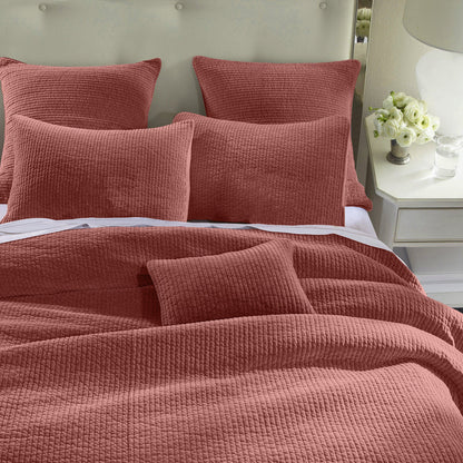Stonewashed Cotton Velvet Quilt Cabin Rugs and Furnishings