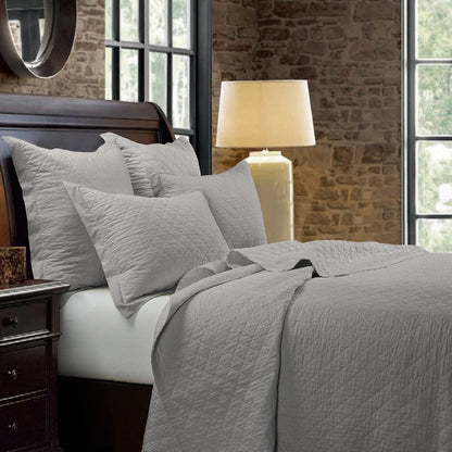 Linen Cotton Diamond Quilt Cabin Rugs and Furnishings