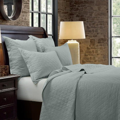 Linen Cotton Diamond Quilt Cabin Rugs and Furnishings
