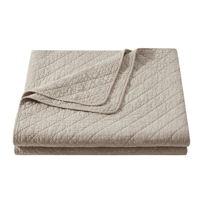 Stonewashed Cotton Gauze Quilt Cabin Rugs and Furnishings