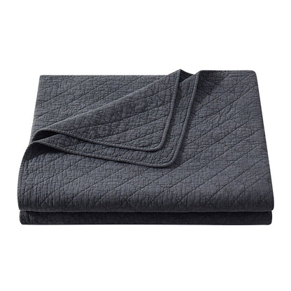 Stonewashed Cotton Gauze Quilt Cabin Rugs and Furnishings