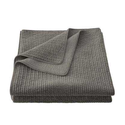 Stonewashed Cotton Velvet Quilt Cabin Rugs and Furnishings