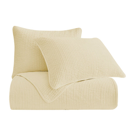 Stonewashed Cotton Velvet Quilt Cabin Rugs and Furnishings