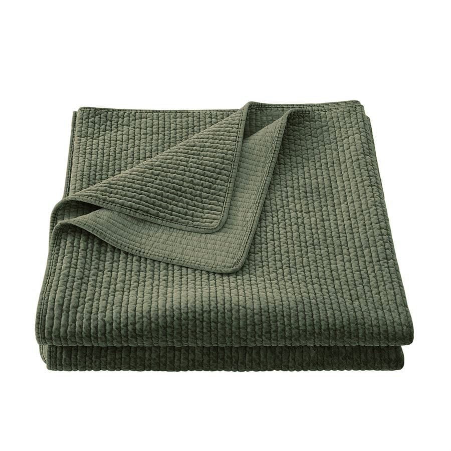 Stonewashed Cotton Velvet Quilt Cabin Rugs and Furnishings