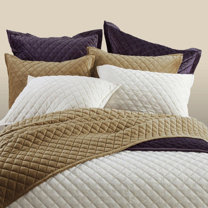 Velvet Diamond Quilted Euro Sham Cabin Rugs and Furnishings