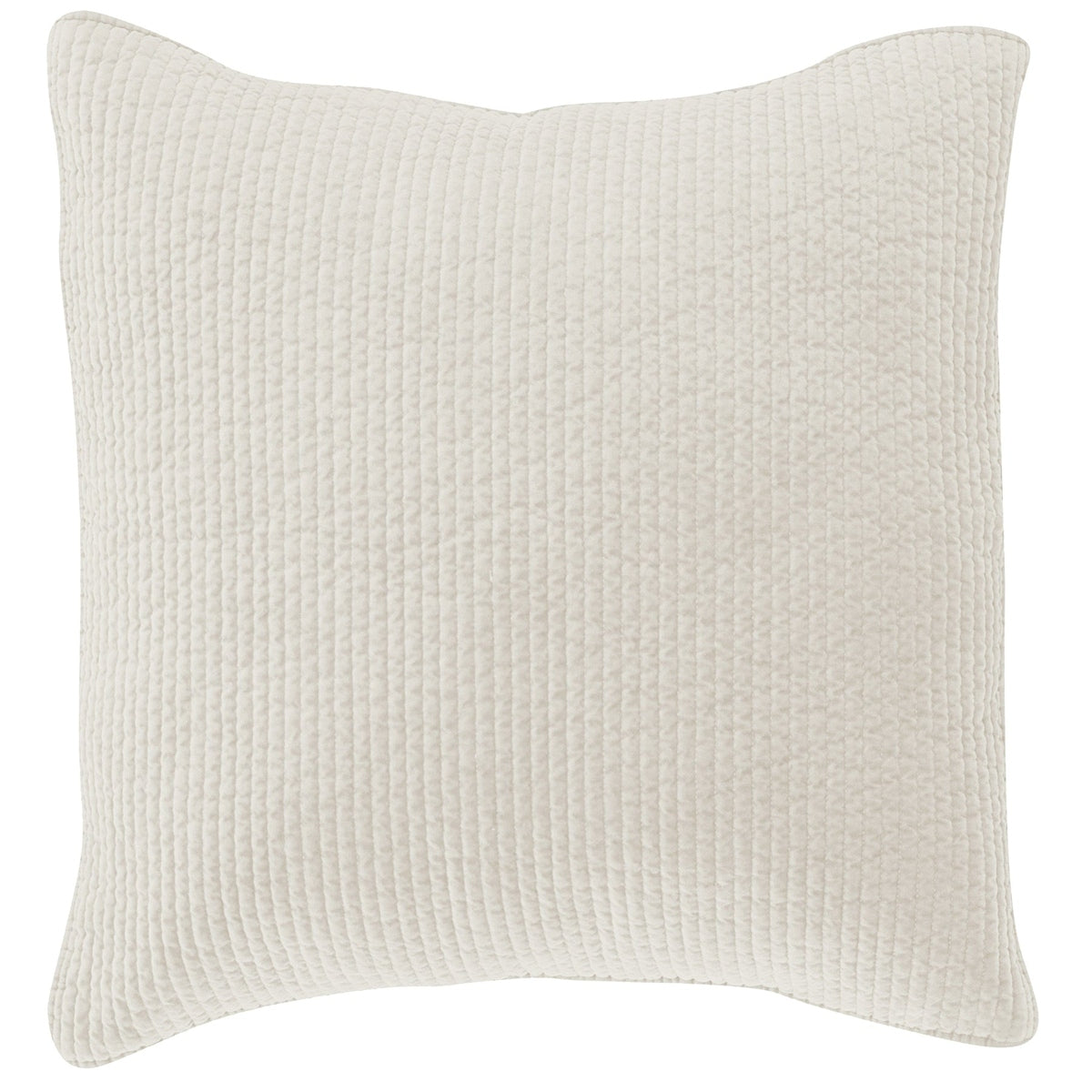 Stonewashed Cotton Quilted Velvet Euro Sham Cabin Rugs and Furnishings