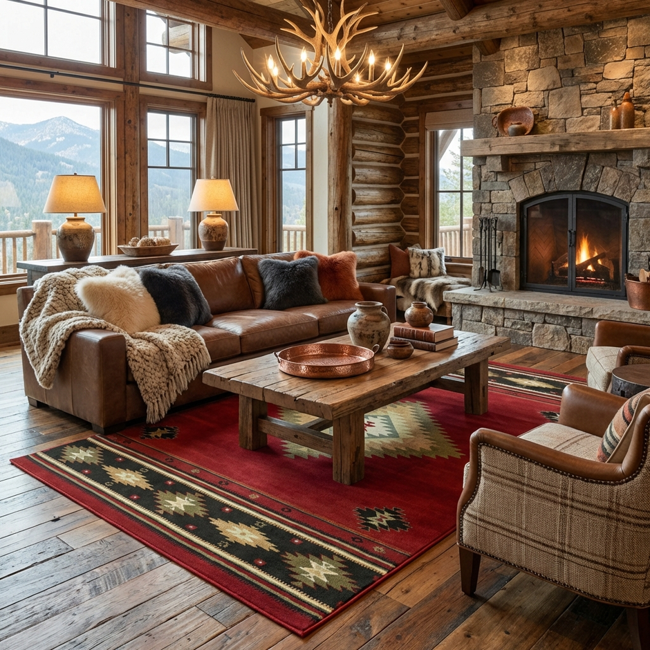 Cabin & Lodge Rugs | Southwestern, Plaid & Rustic Styles – Cabin Rugs