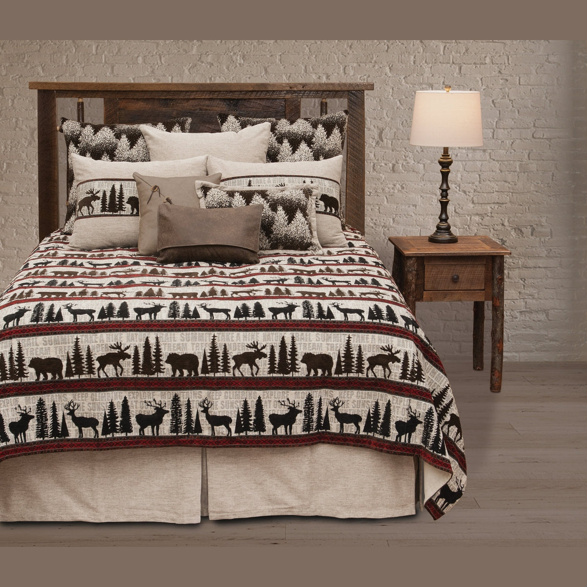 Lazy Lodge Coverlet by Wooded River
