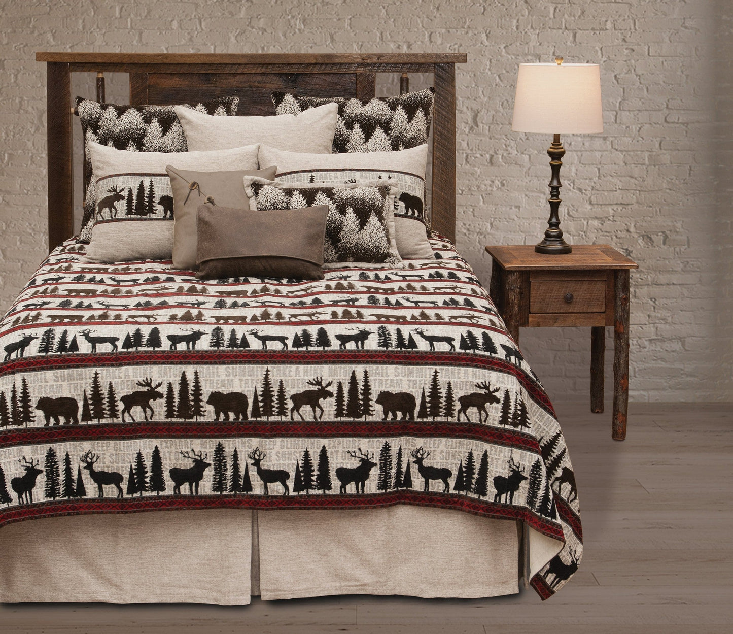 Lazy Lodge Pillow Sham by Wooded River