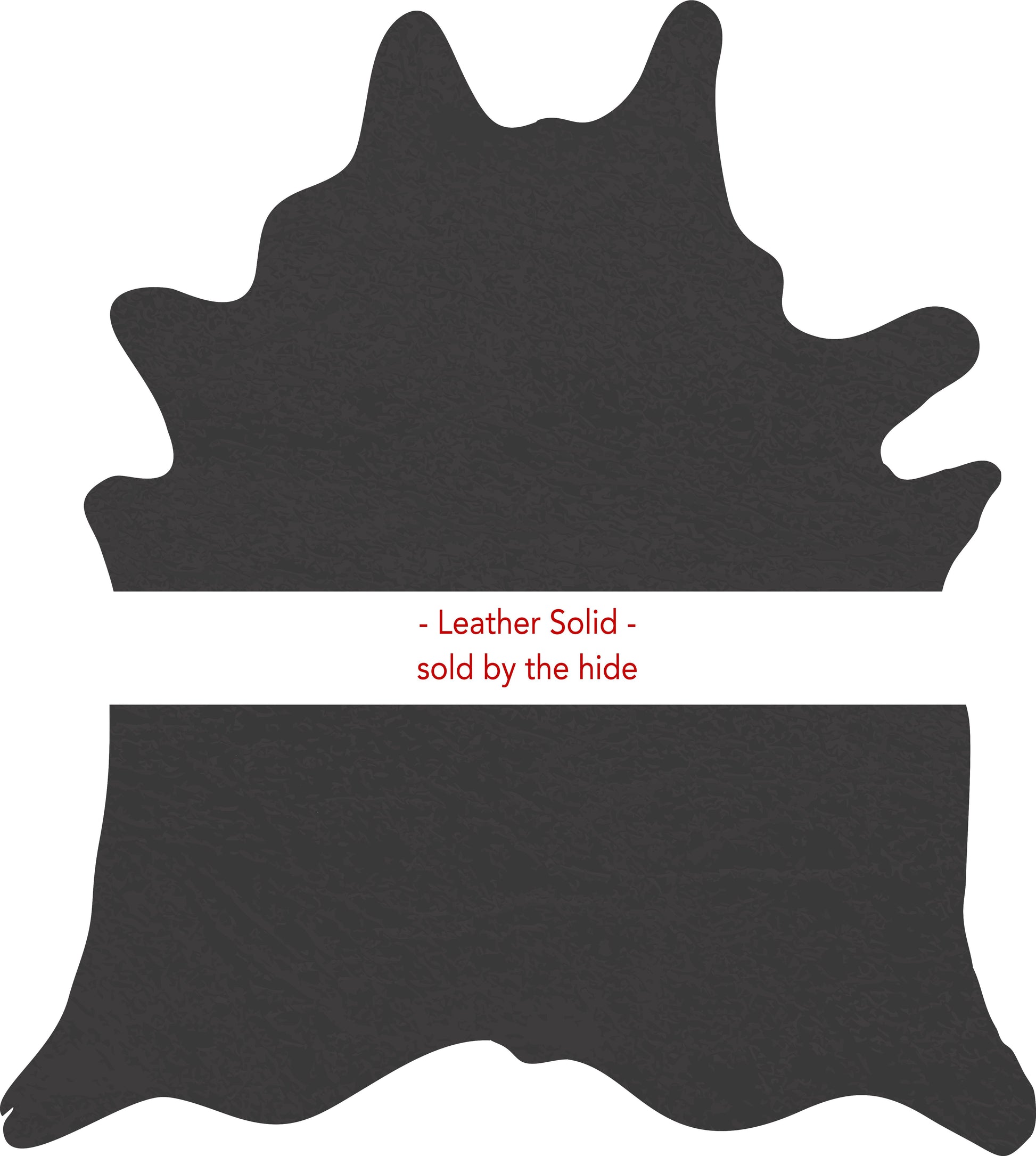 Solid Leather Hide - Wooded River