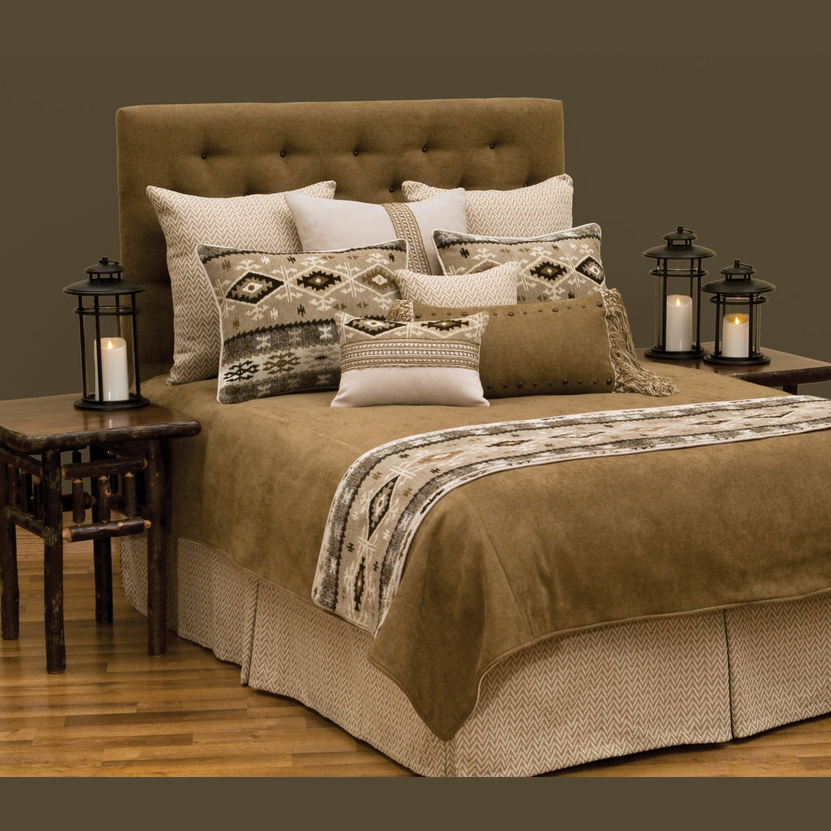 Mountain Storm Coverlet by Wooded River