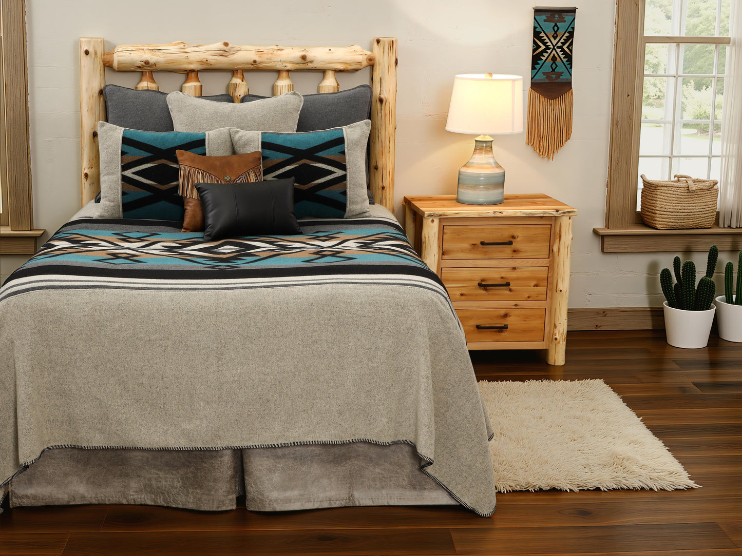 Wooded River Paloma Lagoon Bedspread