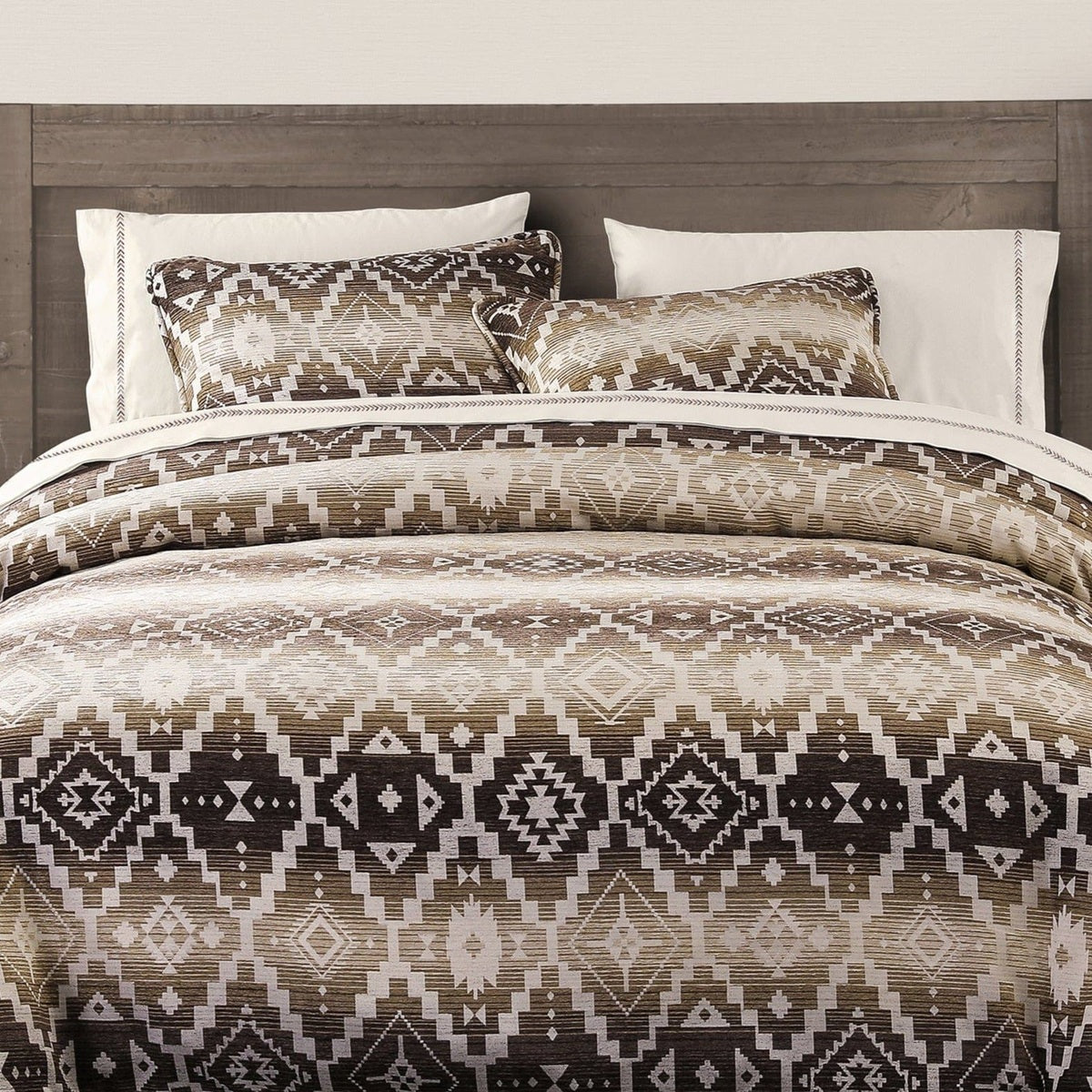 Chalet Aztec Duvet Cover Set Cabin Rugs and Furnishings